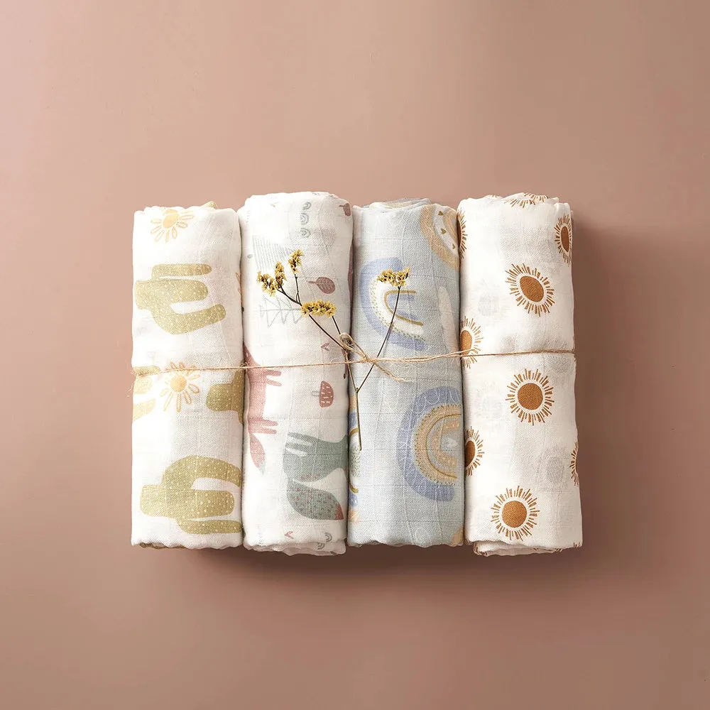 Muslin Swaddle Blanket Set