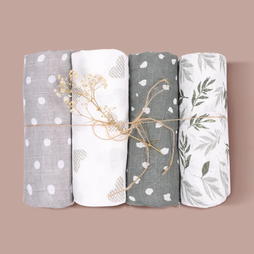 Muslin Swaddle Blanket Set