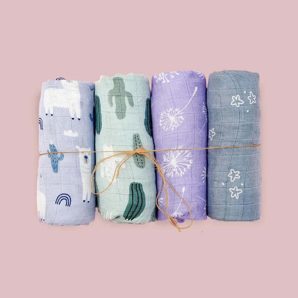 Muslin Swaddle Blanket Set