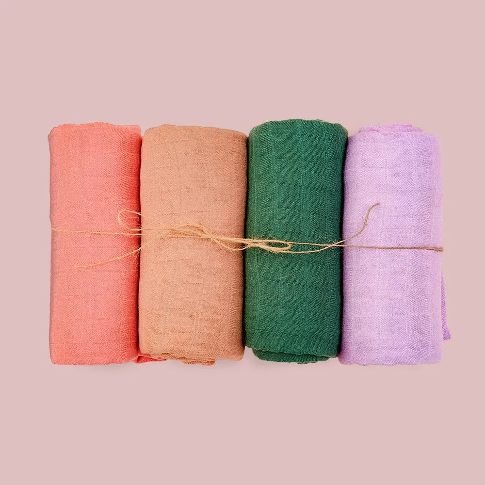 Muslin Swaddle Blanket Set
