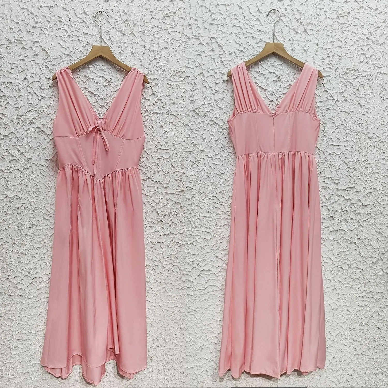 Party Dresses for Women Elegant Classy,Summer Slim Suspender Long Skirt V-Neck,Going Out Dress