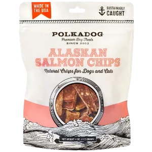 Polka Dog Alaskan Salmon Chips 4oz