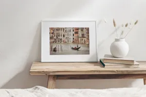"Gondola Ride in Venice" | Matted Print