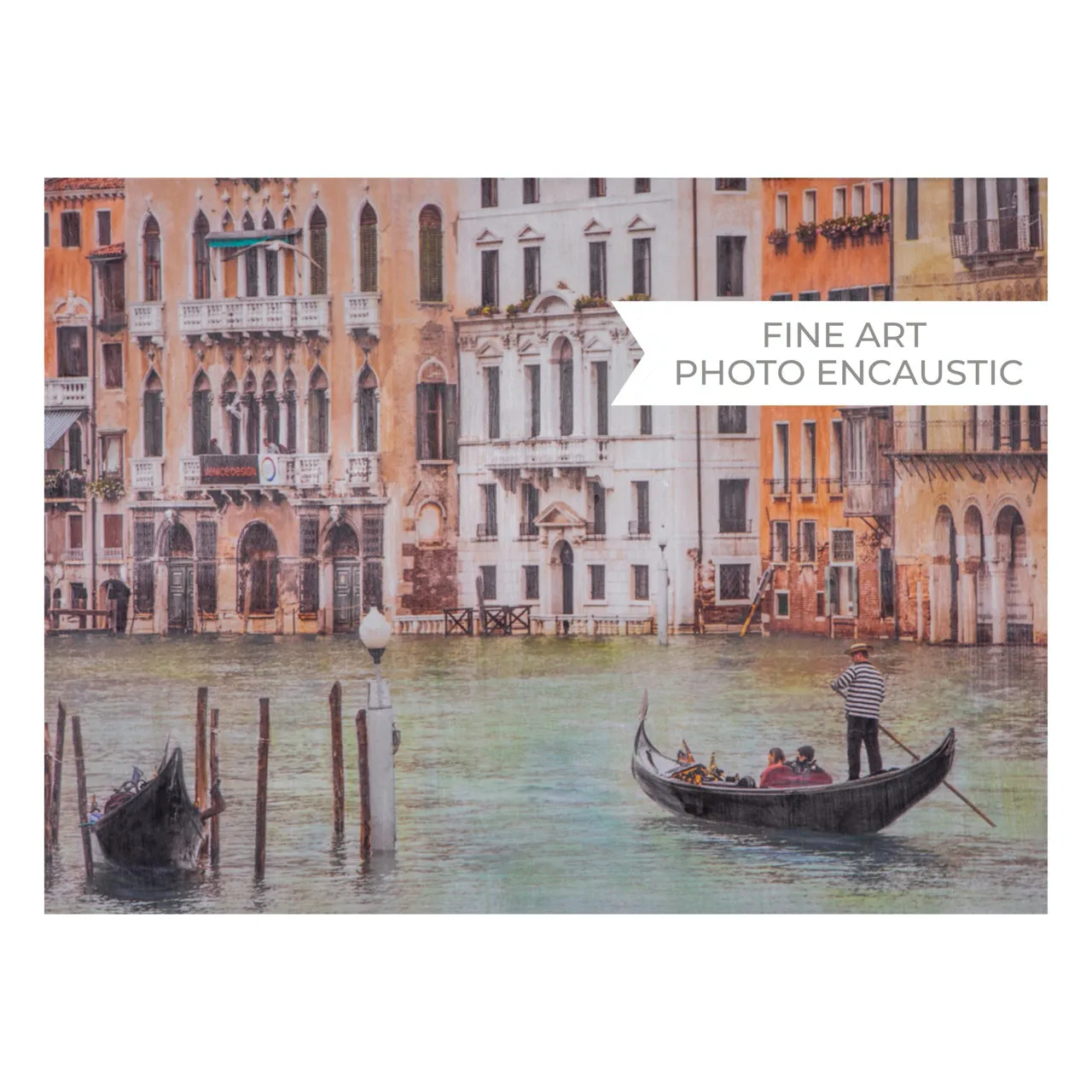 "Gondola Ride in Venice" | Original Hand Colored Art