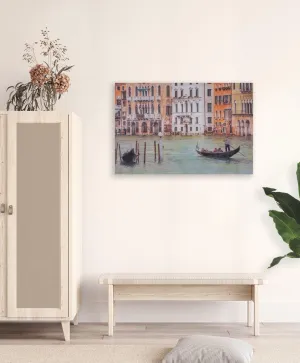 "Gondola Ride in Venice" | Original Hand Colored Art