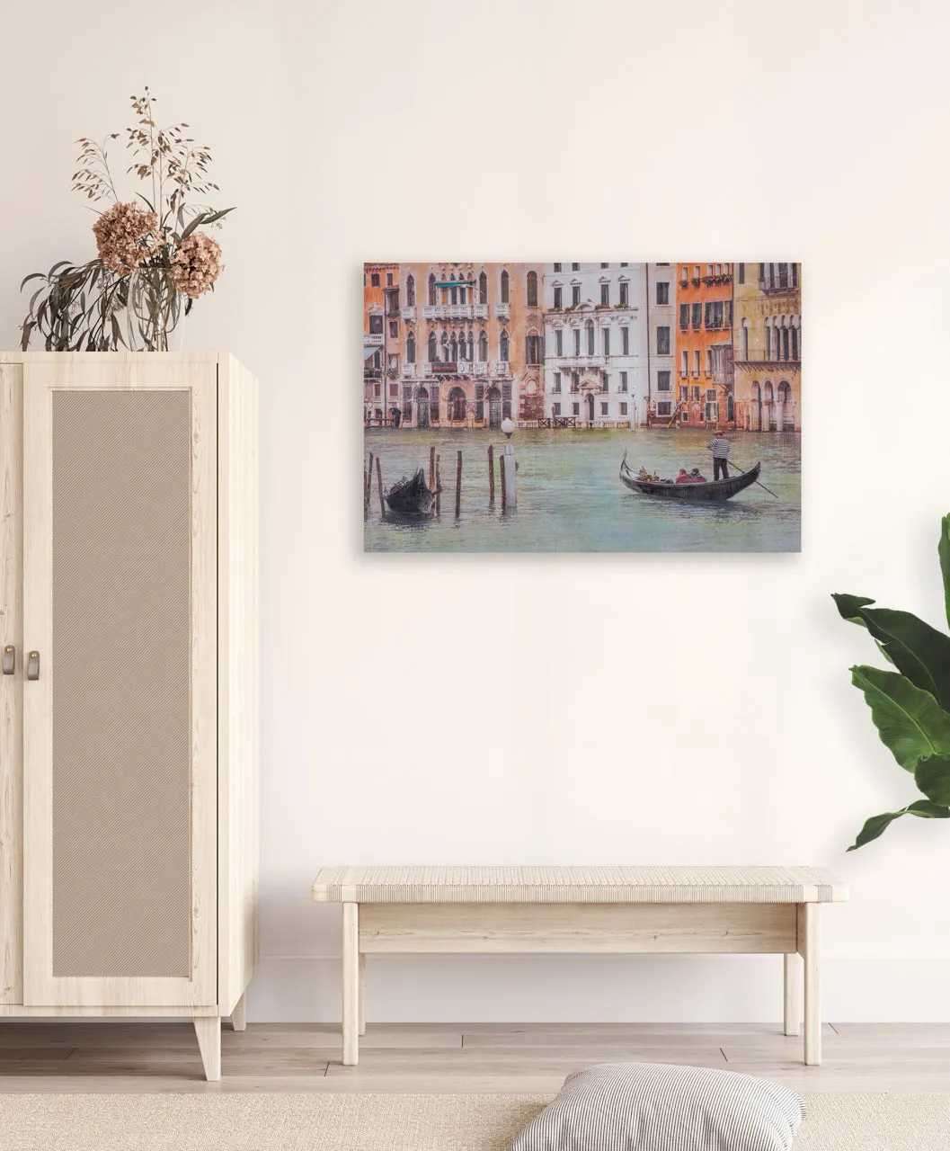 "Gondola Ride in Venice" | Original Hand Colored Art