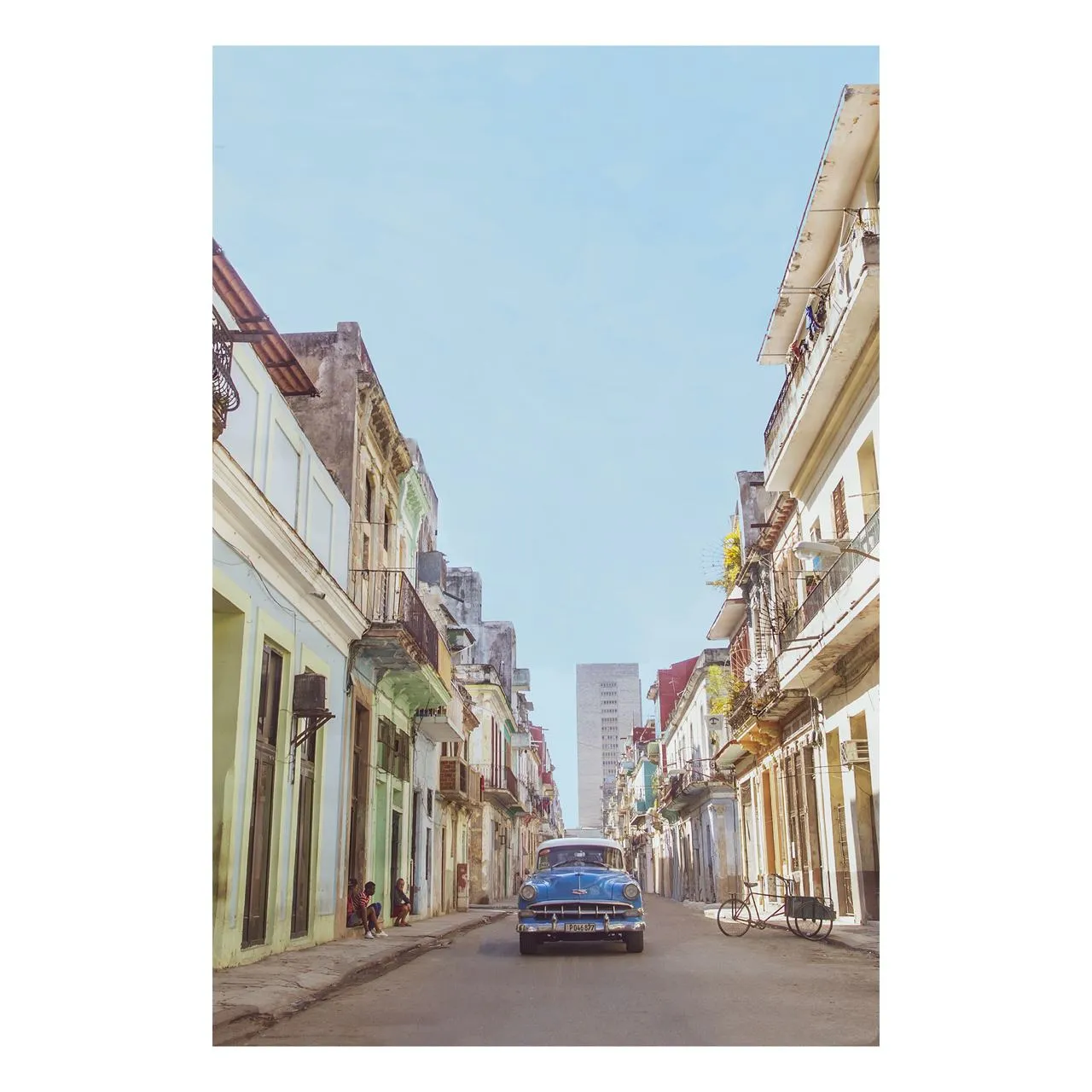 "Powder Blue Beauty in Cuba" | Travel Photography Print