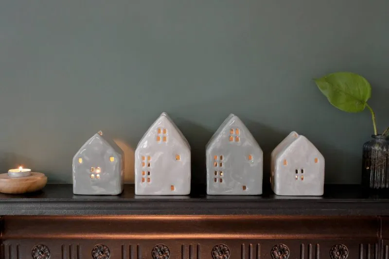 Rustic House Glow Home S Grey