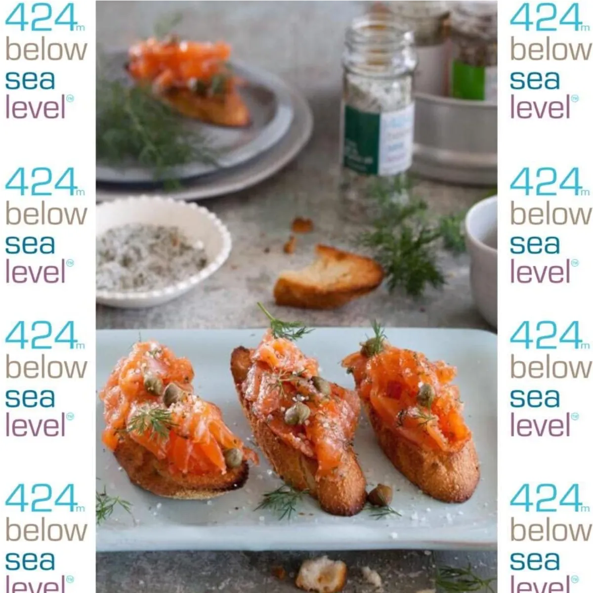 Salt and Garlic Gourmet Salt From The Dead Sea 3.87 oz / 110 grams
