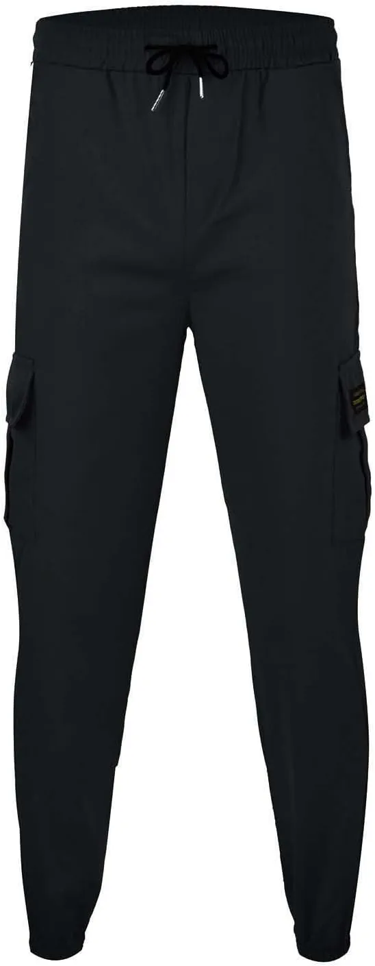 Silver Jeans for Men Mens Joggers Cargo Pants Fashion Casual Sweatpants Work Pants Drawstring Loose Trousers Pockets