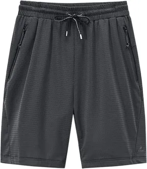 Straight Leg Scrub Shorts for Men Loose Gym Quick Dry Short Pants Summer Beach Slim Fit Trouser Fashion Pant