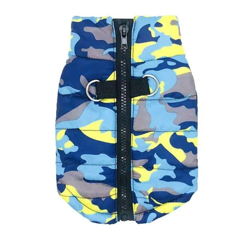 Stylish Warm Waterproof Camouflage Dog's Coat