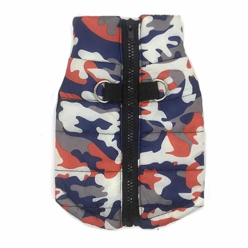 Stylish Warm Waterproof Camouflage Dog's Coat