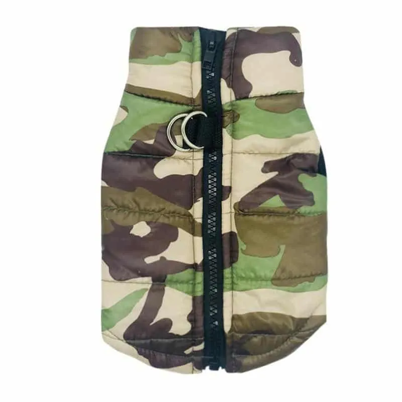 Stylish Warm Waterproof Camouflage Dog's Coat