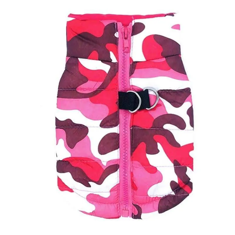 Stylish Warm Waterproof Camouflage Dog's Coat