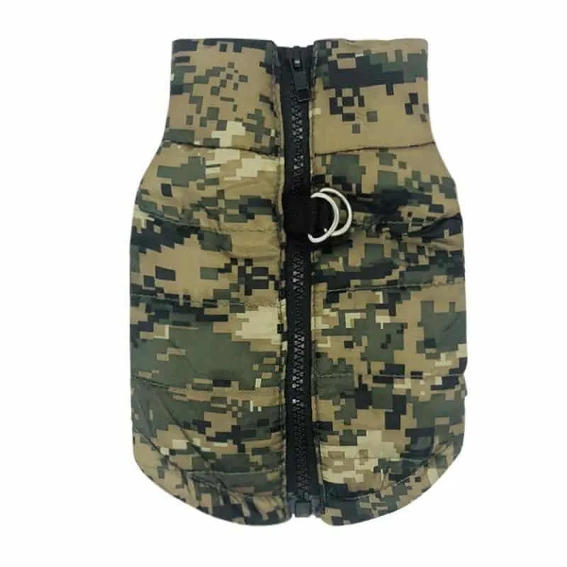 Stylish Warm Waterproof Camouflage Dog's Coat