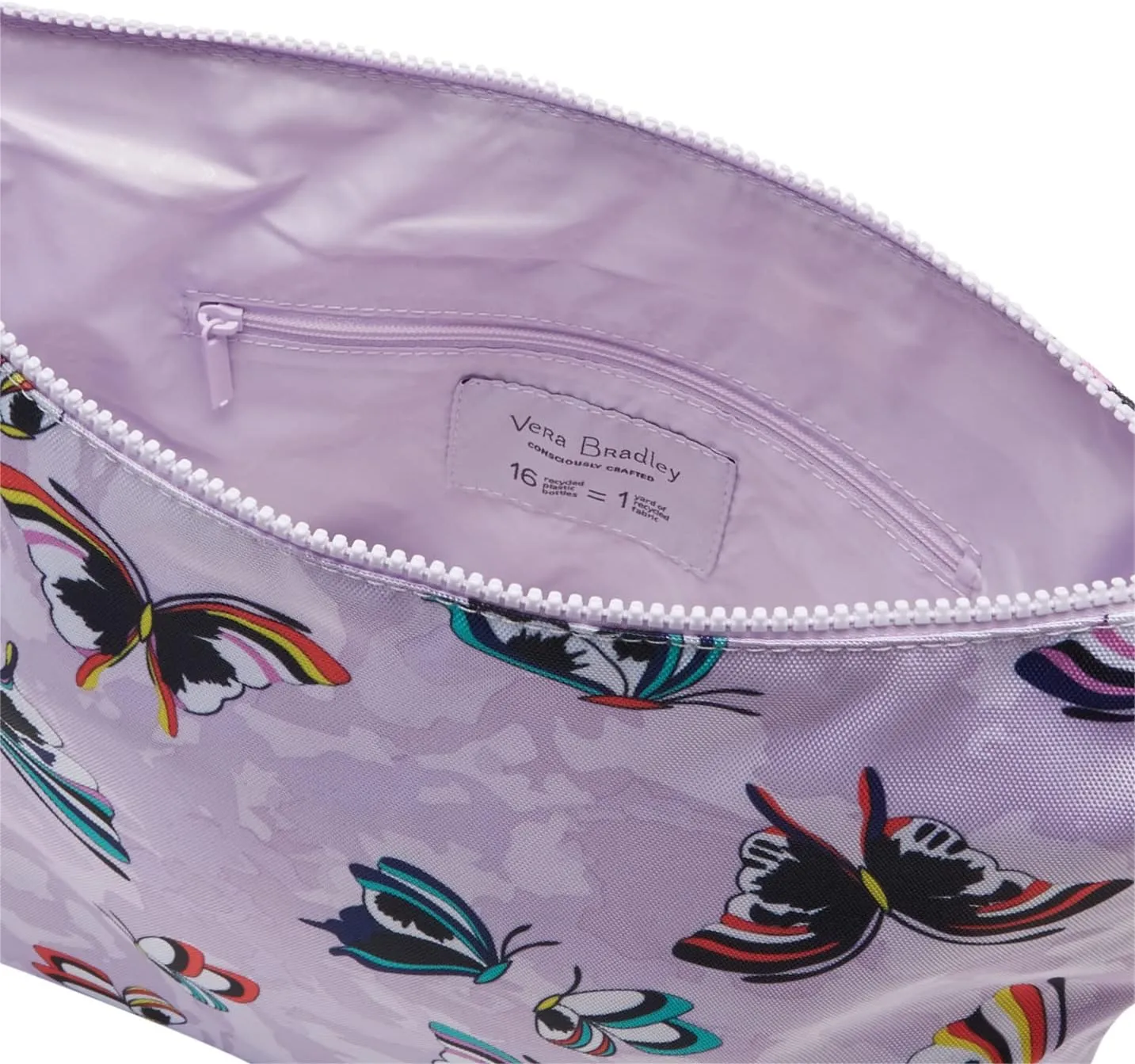 Vera Bradley Women's Recycled Lighten Up Reactive Hipster Crossbody Purse