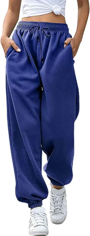 Women Cotton Linen Summer Casual Loose Palazzo Lounge Pants Elastic Waisted Ankle Length Slim Fit Pants Trendy