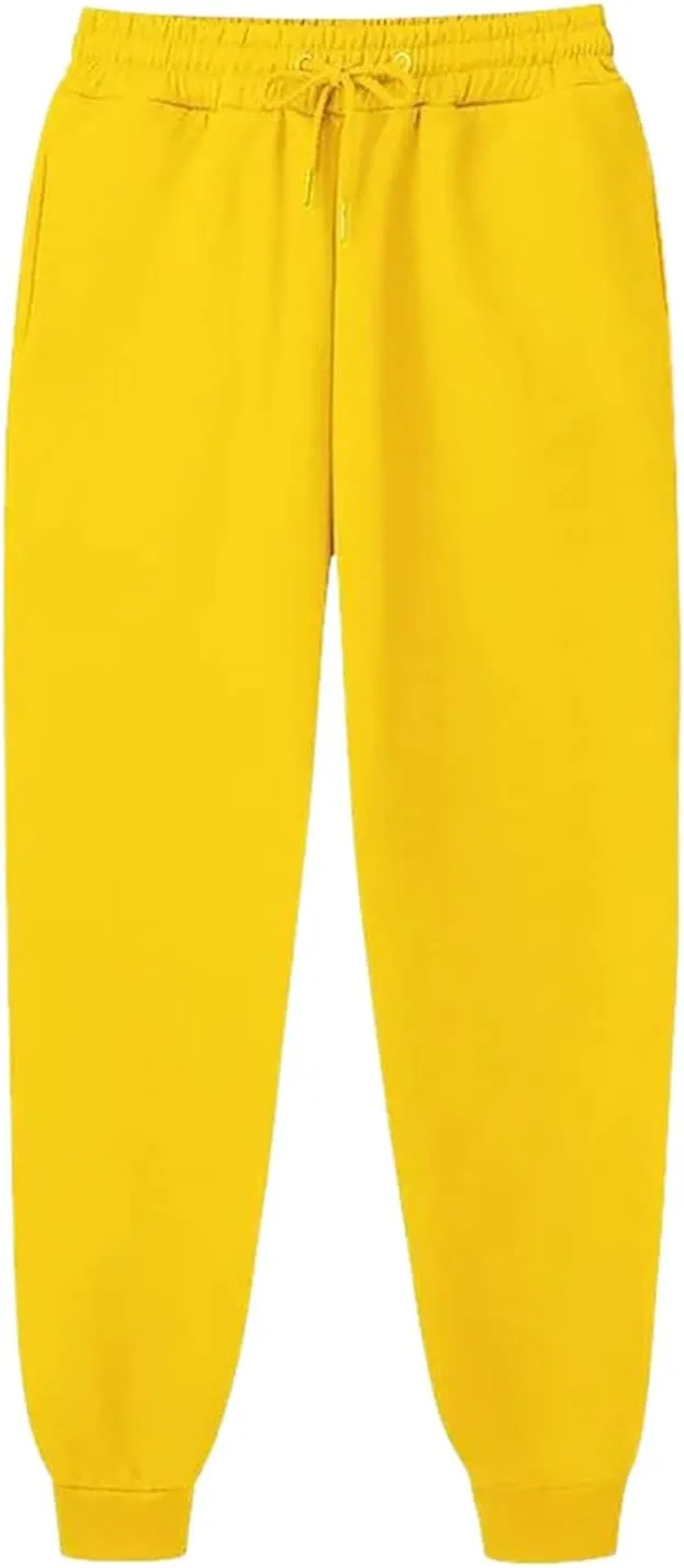Women Cotton Linen Summer Floral Pant Trousers Elastic Waist Baggy Stretchy Slim Fit Trousers Trendy