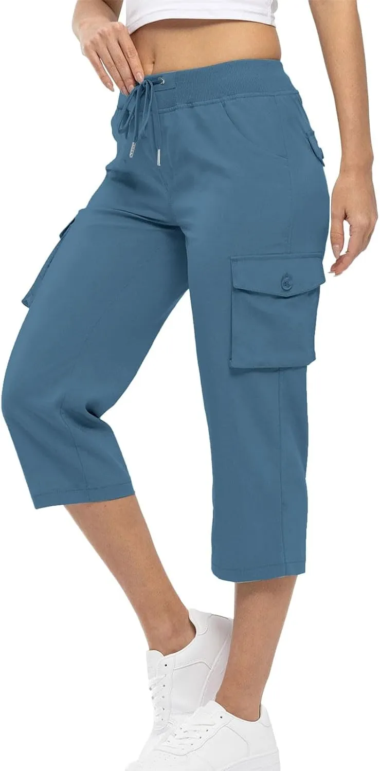 Womens Cotton Linen Summer Trendy Palazzo Pants High Waist Ankle Length Plus Size Palazzo Lounge Pants Vacation