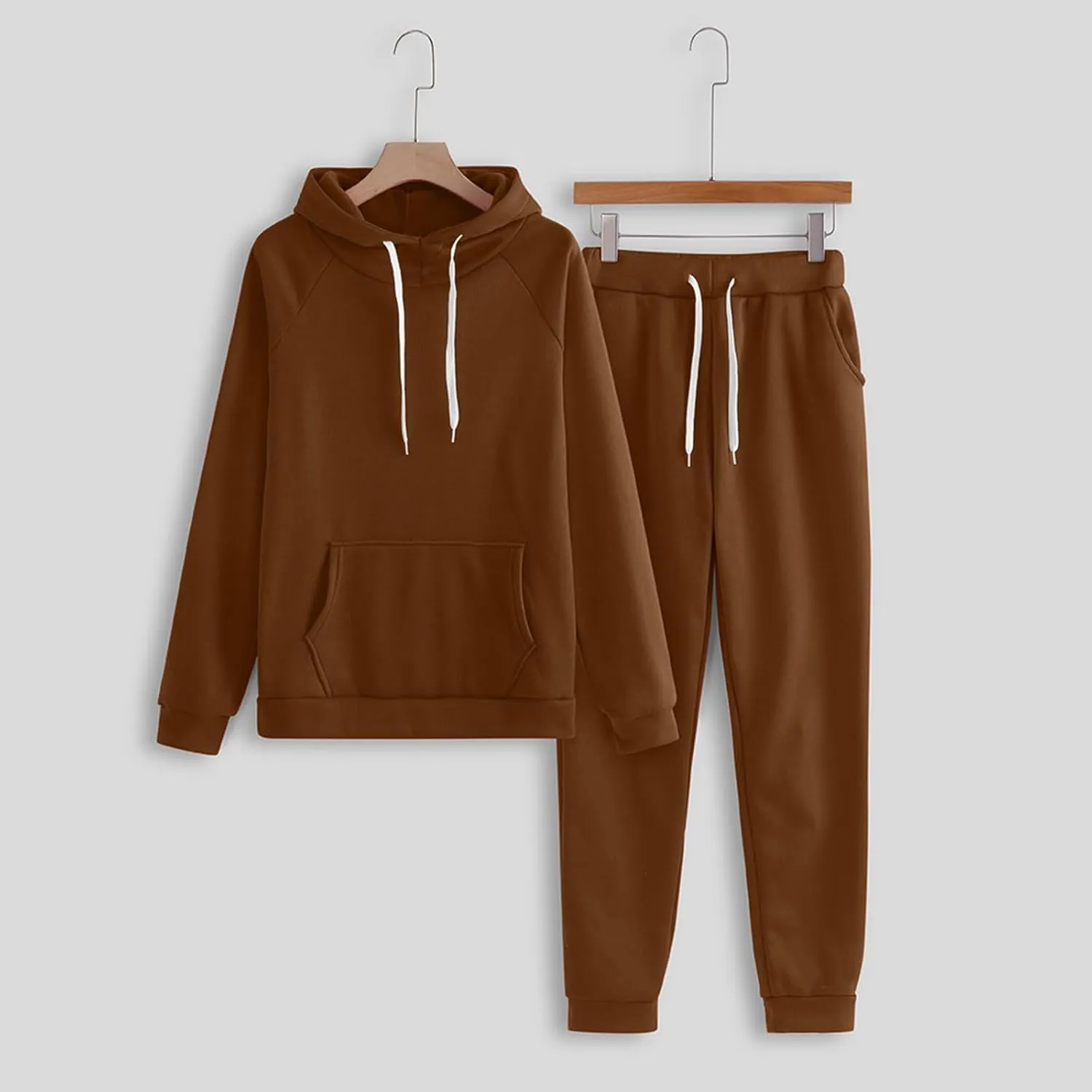 Women's Fashion Outfits Long Sleeve V Neck Printed Workout Hoodie Sweatshirt Long Pants Tracksuits