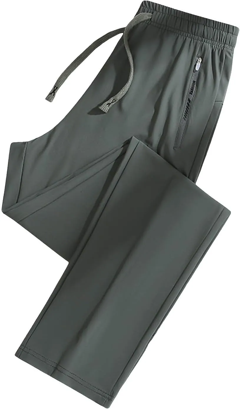 Womens Linen Blend Summer Casual Flowy Pants Low Waist Stretchy Slim Fit Palazzo Lounge Pants Business Work
