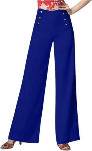 Womens Linen Blend Summer Letter Patched Pants Low Waist Wide Leg Slim Fit Trousers Office