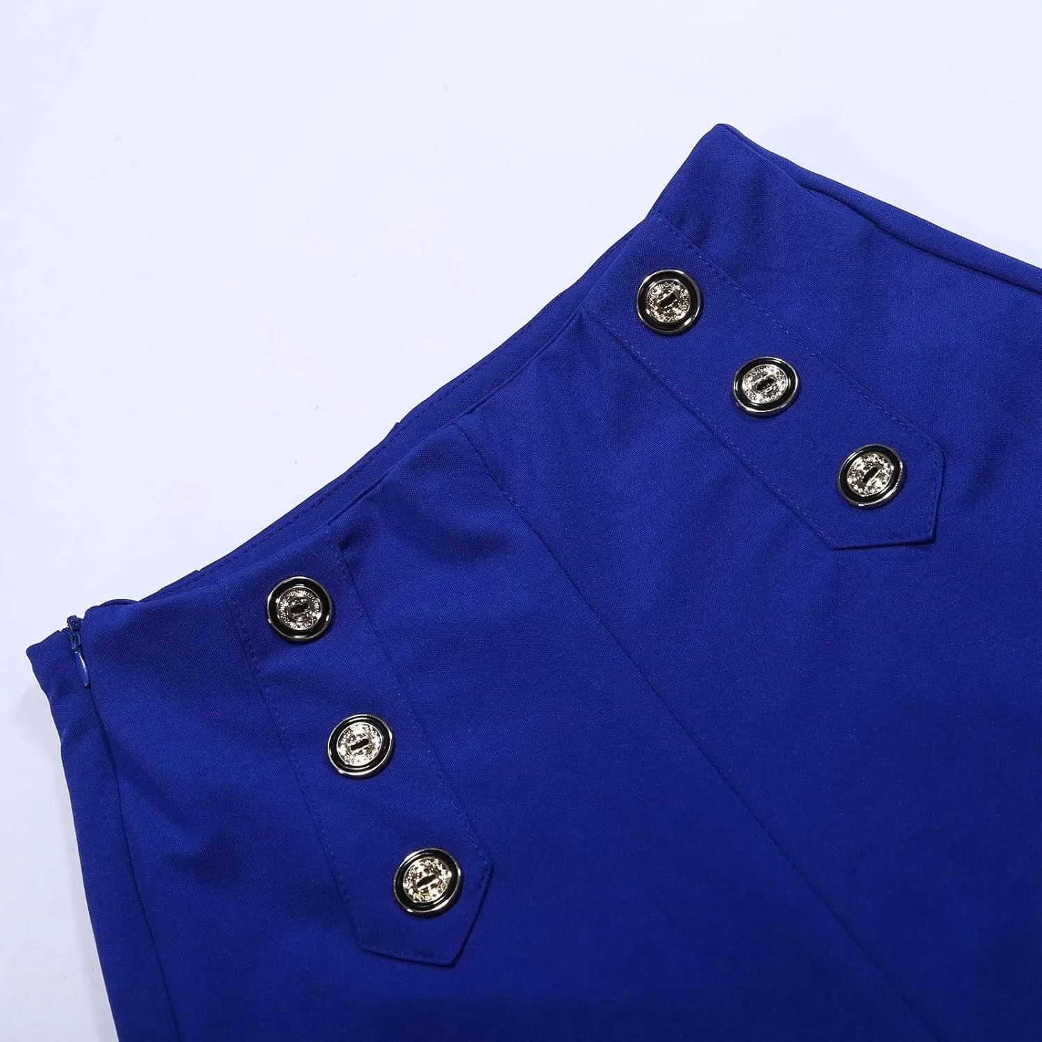 Womens Linen Blend Summer Letter Patched Pants Low Waist Wide Leg Slim Fit Trousers Office