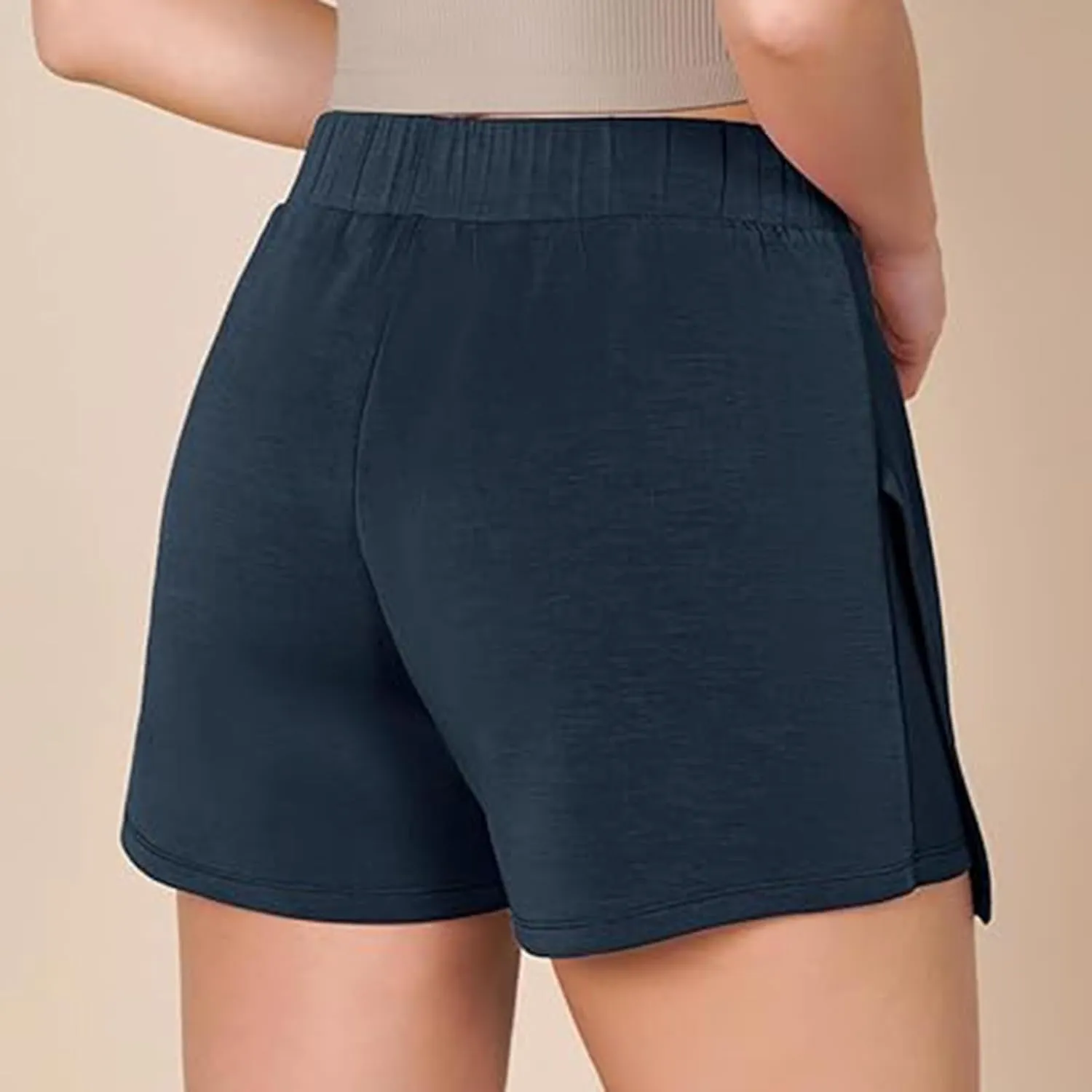 Womens Mini Skorts Sexy High-Waisted Pencil Bodycon Short Skirts with Side Split 2025 Work Out Shorts