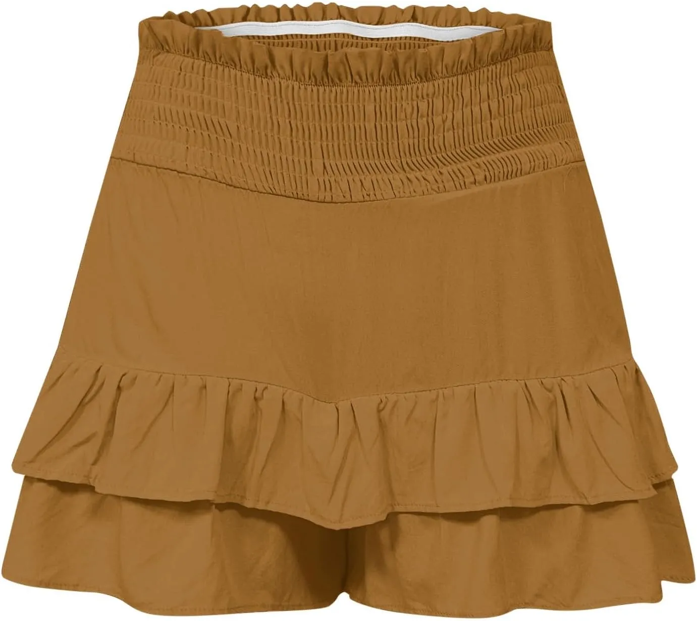 Womens Skorts Summer Casual Boho Flowy Skirt Shorts High Waist Mini Skirts Ruffle Tiered Golf Tennis Y2K Clothes